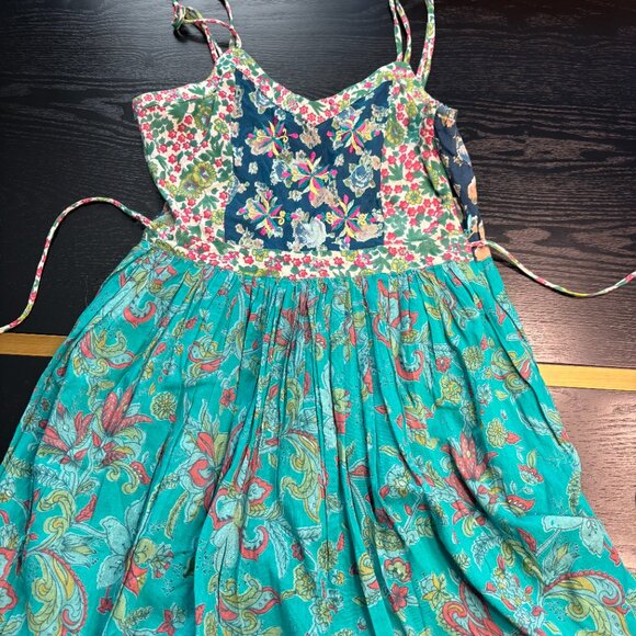 Patrons of Peace Boho Floral Spaghetti Strap Dress Size Small EUC - Picture 6 of 8